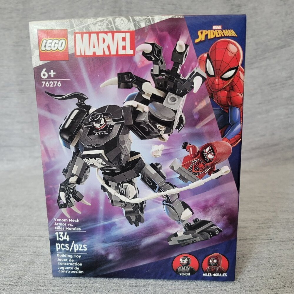 LEGO Marvel 76276 Venom Mech Armor vs. Miles Morales